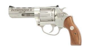 Charter Arms Pathfinder II .22 LR Rimfire Revolver - 3.5" - Silver - 8 Round